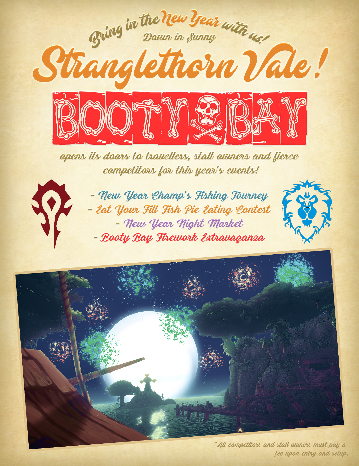 New Year's Eve in Booty Bay
